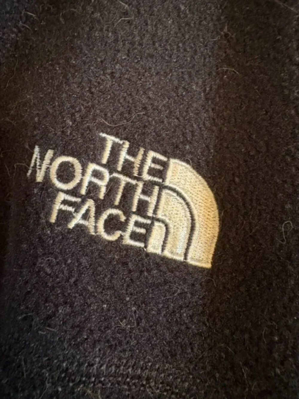 The North Face Black Zip-Up Fleece Jacket, Size Small